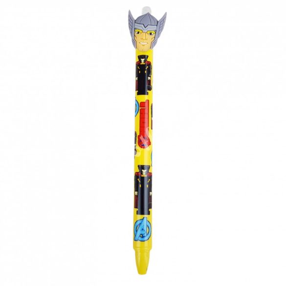 Radírozható toll, Thor, sárga, 14,5 cm