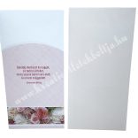 Pénzátadó zsebes boríték, ballagásra, 11x21,5 cm