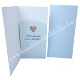 Pénzátadó zsebes boríték, esküvőre, 11x21,5 cm