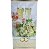 Pénzátadó zsebes boríték, esküvőre, 11x21,5 cm