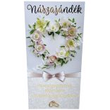 Pénzátadó zsebes boríték, esküvőre, 11x21,5 cm