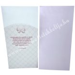 Pénzátadó zsebes boríték, esküvőre, 11x21,5 cm