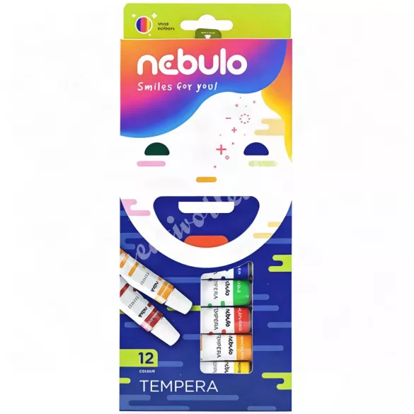 Nebulo tempera festék készlet, 12x12 ml