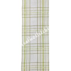 Szalag, kockás 5., zöld-fehér, 100 mm