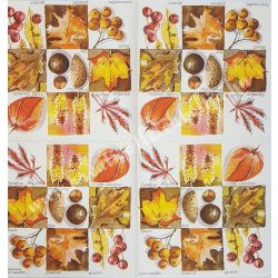 Szalvéta, ősz, 33x33 cm (28)