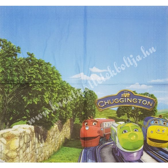 Szalvéta, Disney-mintás, Chuggington, 33x33 cm (6)