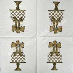 Szalvéta, esküvő, torta, 33x33 cm (3)