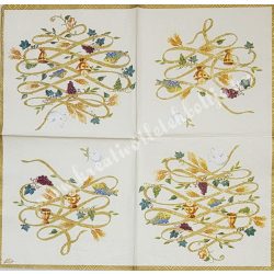 Szalvéta, esküvő, bőség, 25x25 cm (4)