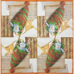 Szalvéta, karácsony, 33x33 cm (32)