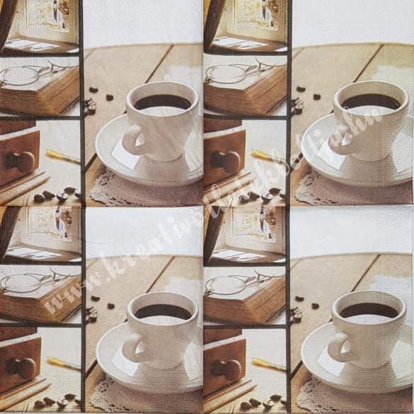 Szalvéta, kávé, tea, 33x33 cm (4)