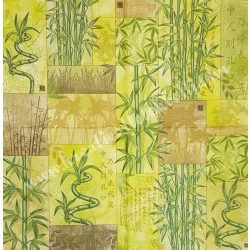 Szalvéta, örökzöldek, bambusz, 33x33 cm (6)