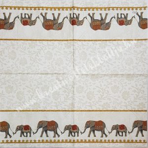 Szalvéta, országok, India, 33x33 cm (16)