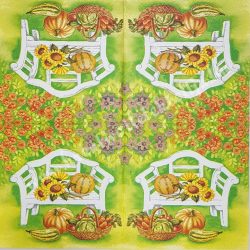 Szalvéta, ősz, 33x33 cm (17)