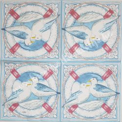 Szalvéta, tenger, sirály, 33x33 cm (26)