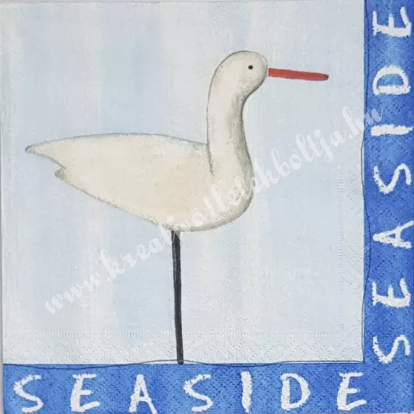 Szalvéta, tenger, sirály, 33x33 cm (29)