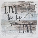 Szalvéta, tenger, 33x33 cm (5)