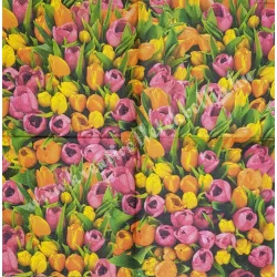 Szalvéta, tulipán, 33x33 cm (16)