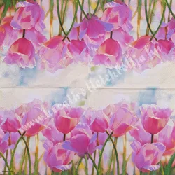 Szalvéta, tulipán, 33x33 cm (1) 