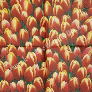 Szalvéta, tulipán, 25x25 cm (3)