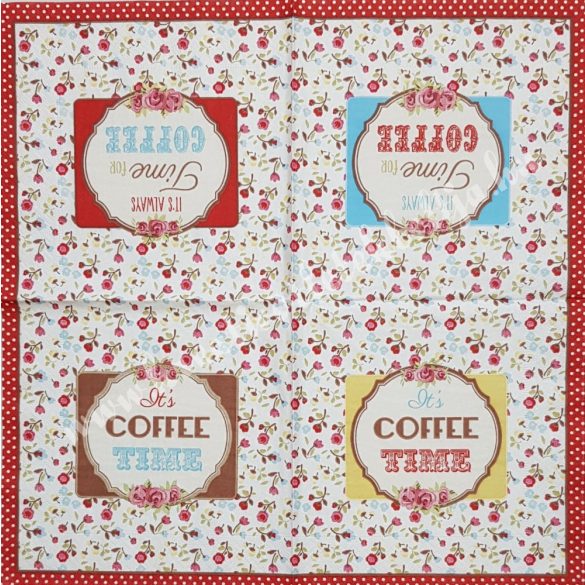 Szalvéta, kávé, tea, 33x33 cm (27)