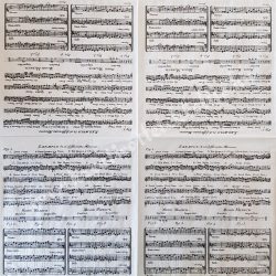 Szalvéta, zene 33x33 cm (4)