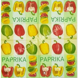 Szalvéta, zöldségek, 33x33 cm (8)