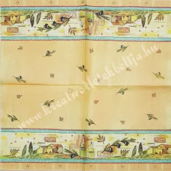 Szalvéta, oliva, 33x33 cm (5)