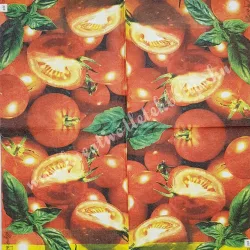 Szalvéta, paradicsom, 33x33 cm (9)