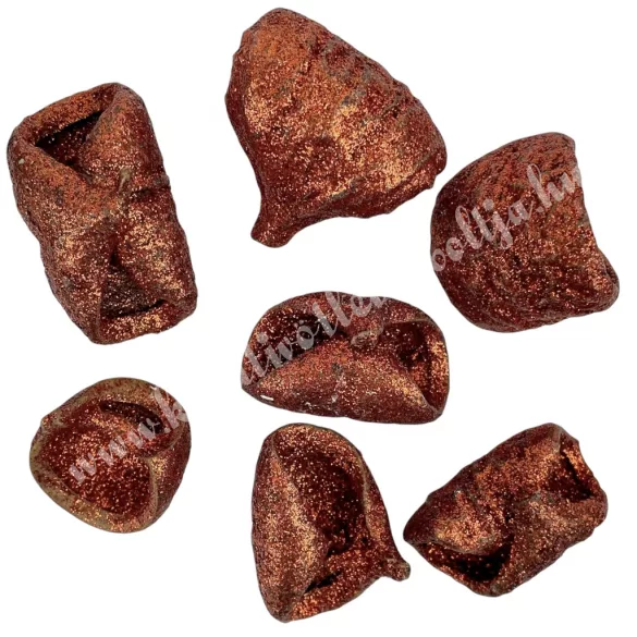 Szárazdekoráció, lali, bronz, 30 g/csomag