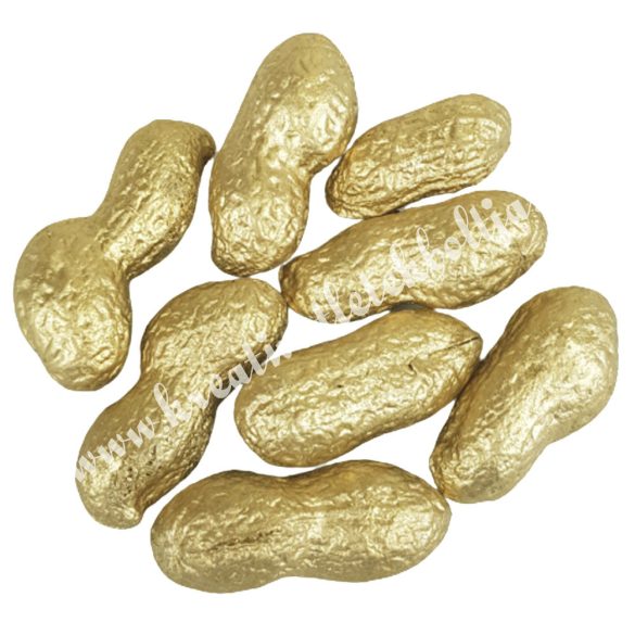 Szárazdekoráció, arany mogyoró, 20 gr/csomag