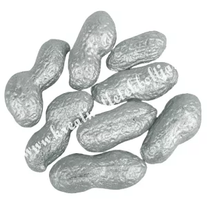 Szárazdekoráció, ezüst mogyoró, 20 gr/csomag