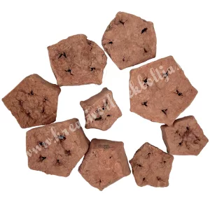 Szárazdekoráció, mehogany szelet, terrakotta, 20 g/csomag