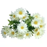 Margaréta csokor, fehér, 26 cm