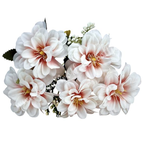 Gardenia csokor, rózsaszín, 30 cm