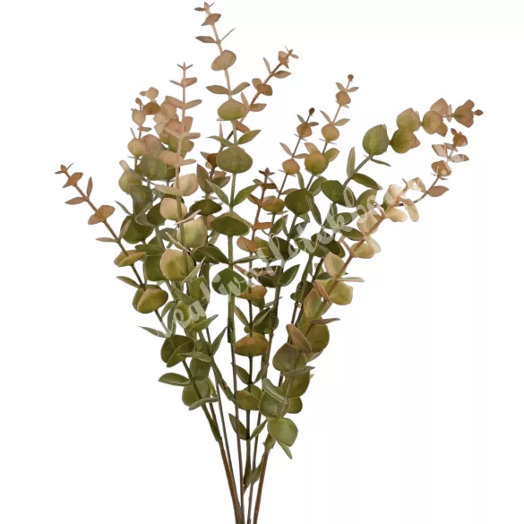 Eukaliptusz csokor, narancs, 42 cm