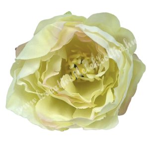 Peonia virágfej, halványsárga, 4,5 cm