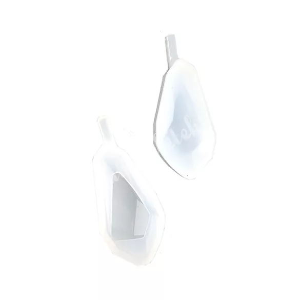 Hengeres szilikon öntőforma, nagy kristály, 5 cm