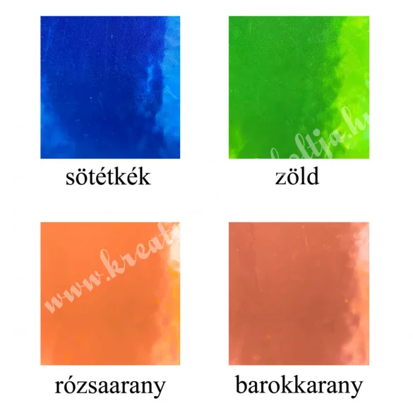 Pentart színes fólia lapok