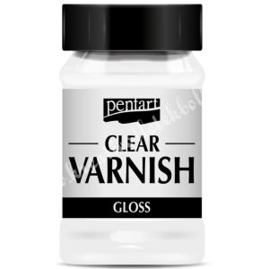 Pentart színtelen fényes lakk, oldószeres, 100 ml