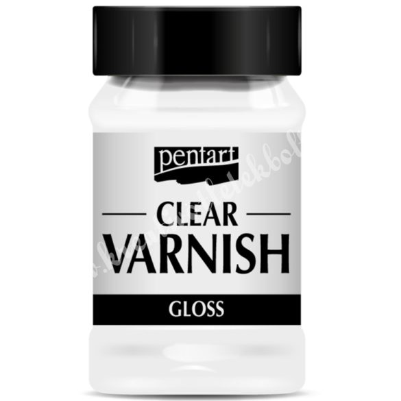 Pentart színtelen fényes lakk, oldószeres, 100 ml