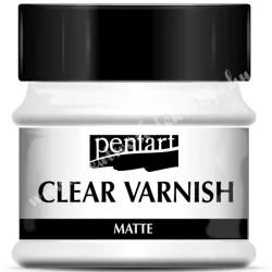 Pentart színtelen matt lakk, oldószeres, 50 ml
