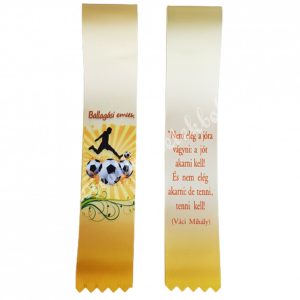 Ballagó szalag, focista, 6 cm