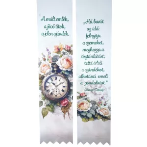 Ballagó szalag, "A múlt emlék..." felirattal, 6 cm