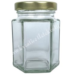 Hexagon üveg, 116 ml