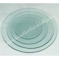 Kör alakú üvegtál, több méret