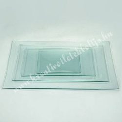 Téglalap üvegtál, több méret