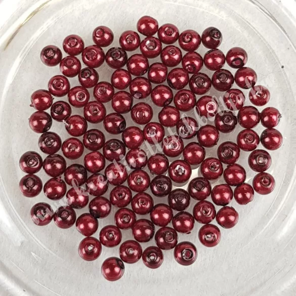 Üvegtekla, bordó, (74), 3 mm, 4 mm, 6 mm