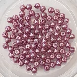 Üvegtekla, pasztell lila, (08), 3 mm, 4 mm, 6 mm