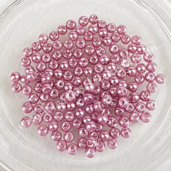 Üvegtekla, pasztell lila, (08), 3 mm, 4 mm, 6 mm