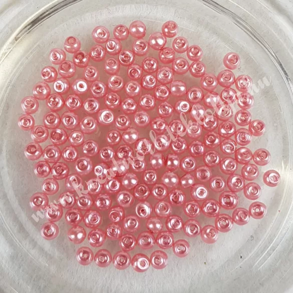 Üvegtekla, rózsaszín, (51), 3 mm, 4 mm, 6 mm